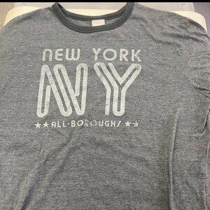 Men’s Large Gray New York, NY T-shirt